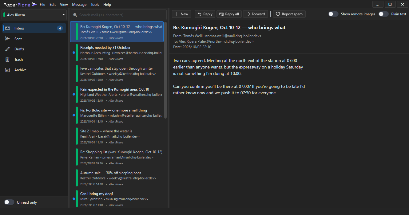 Unified inbox